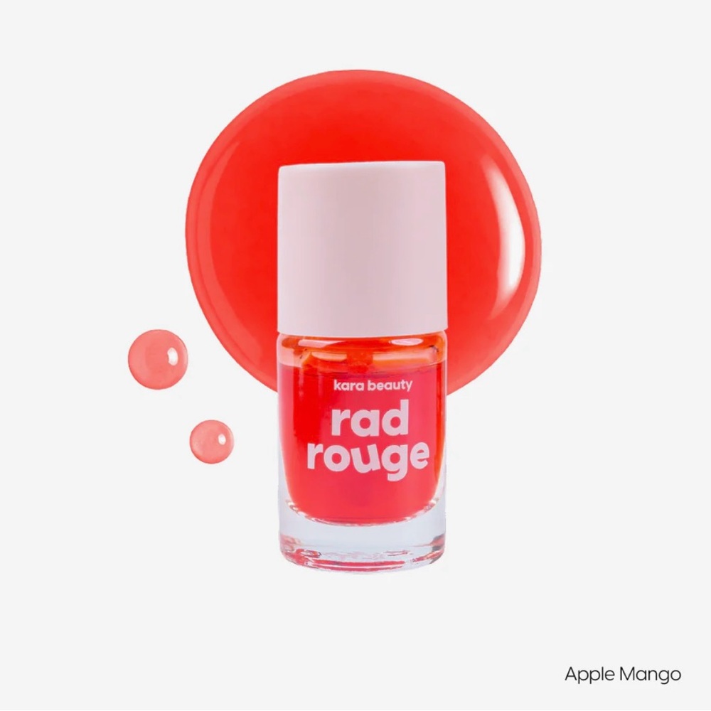 Kara Beauty Rad Rouge Water Lip & Cheek Stain Tint Apple Mango 0.24 OZ